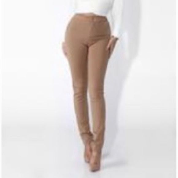 JLUXLABEL Pants - NWT JLUXLABEL Toasted Coconut Super Sleek Pants